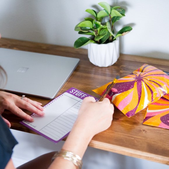 6x9 Rainbow Print Mailers, Pink & Orange Envelopes - Picture 2 of 3